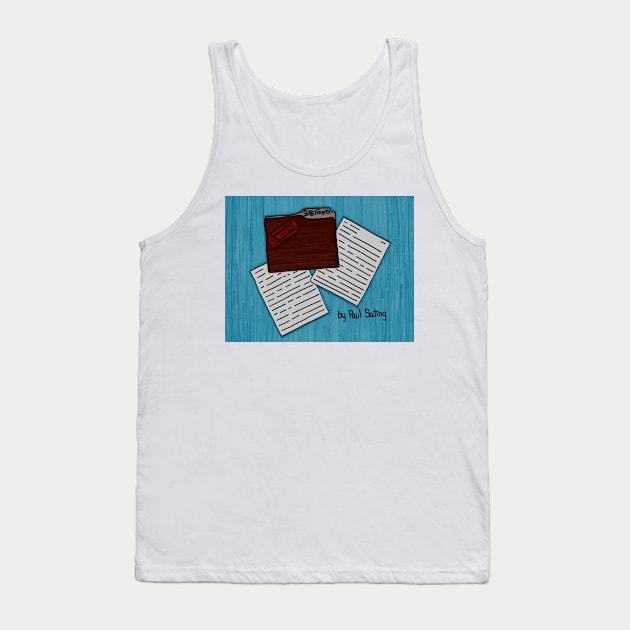 Subject: Found Classified Tank Top by Twintertainment